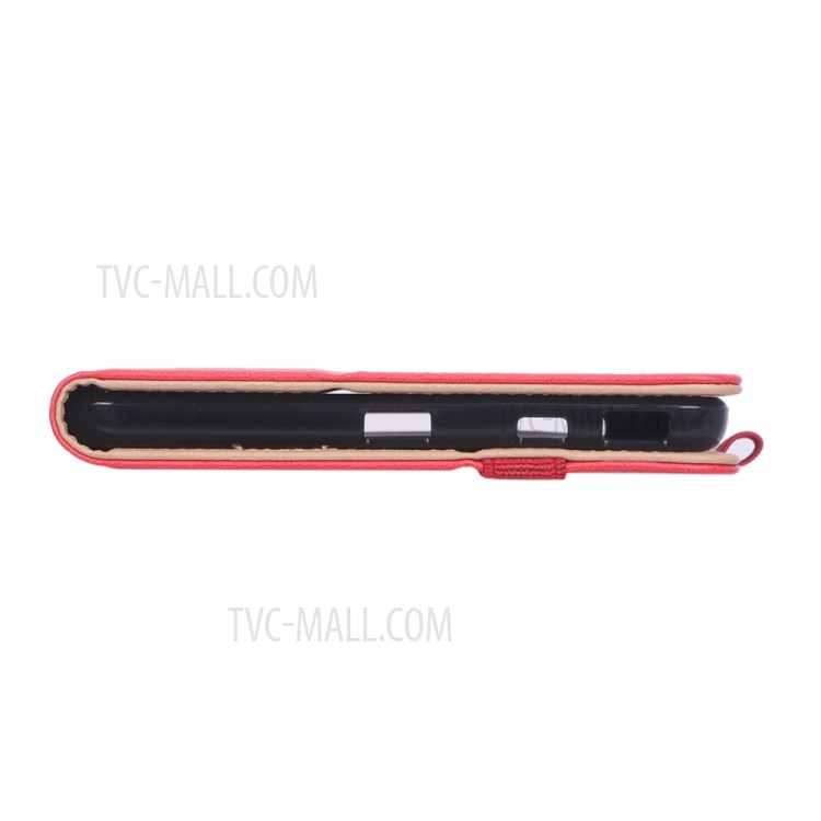 WY-2099 Business Style Flip Leather Stand Tablet Case with Card Slots for Lenovo Tab M8 FHD 8705F/HD 8505F - Red-11