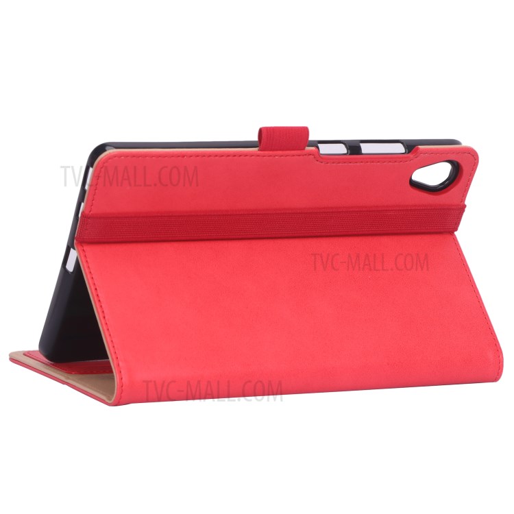WY-2099 Business Style Flip Leather Stand Tablet Case with Card Slots for Lenovo Tab M8 FHD 8705F/HD 8505F - Red-6