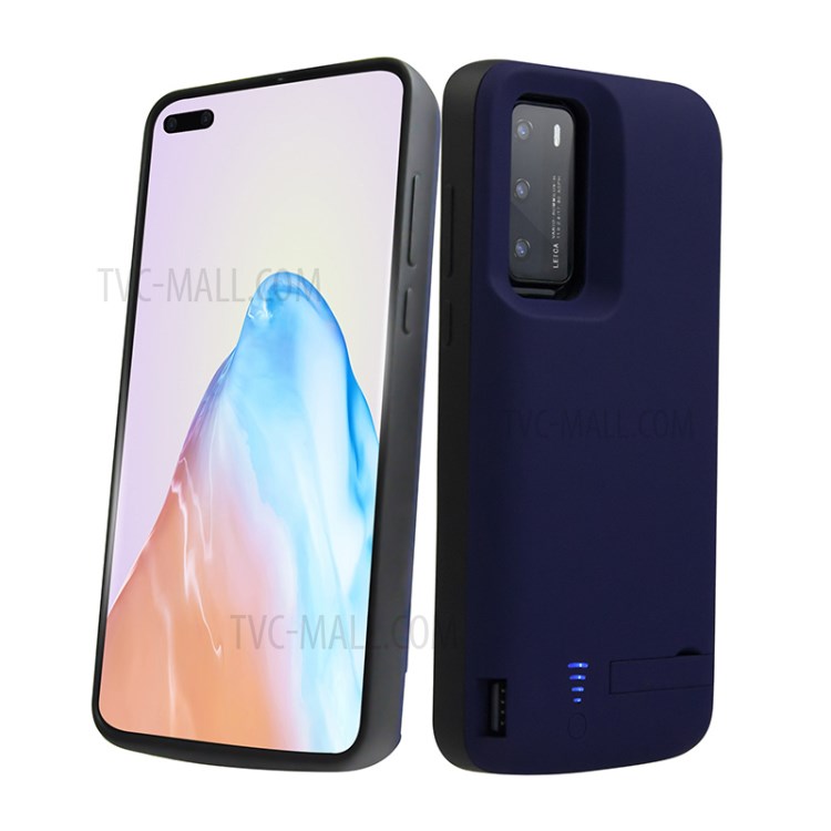 4800mAh Battery Charger Case with Kickstand for Huawei P40 - Blue-2