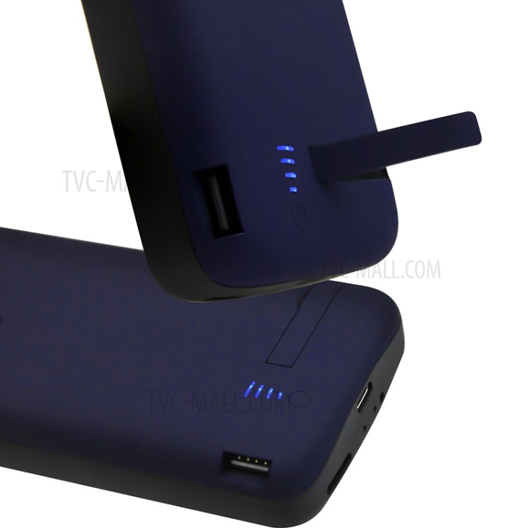 4800mAh Battery Charger Case with Kickstand for Huawei P40 - Blue-4