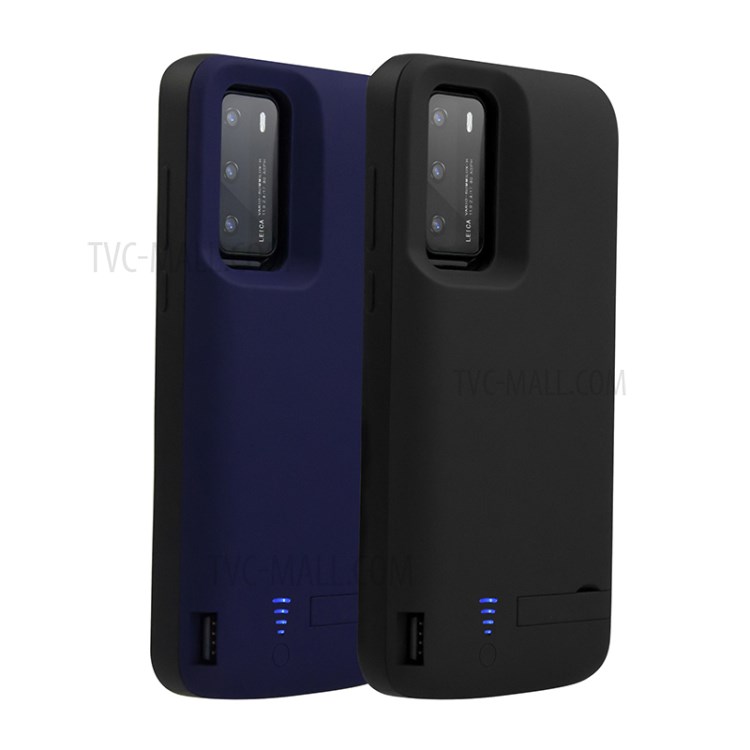 4800mAh Battery Charger Case with Kickstand for Huawei P40 - Blue-8