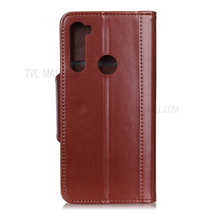 Wallet Leather Stand Case for Motorola Moto G8 - Brown-2
