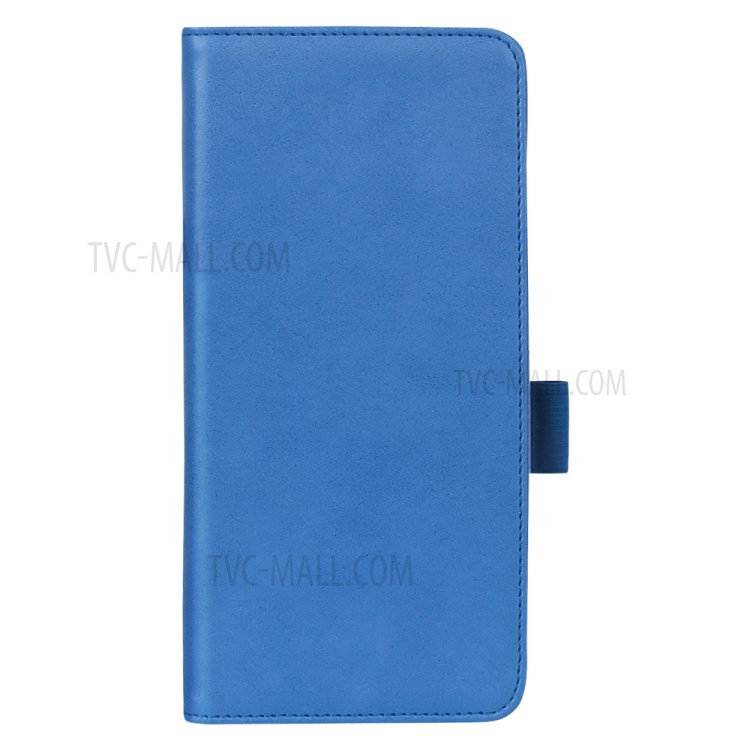 WY-2099A Business Style Stand Wallet Flip Leather Case for Lenovo Tab V7 PB-6505M - Blue-3