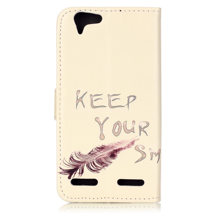 Embossed Leather Flip Case for Lenovo Vibe K5 Plus / Vibe K5 - Lovely Cat-2