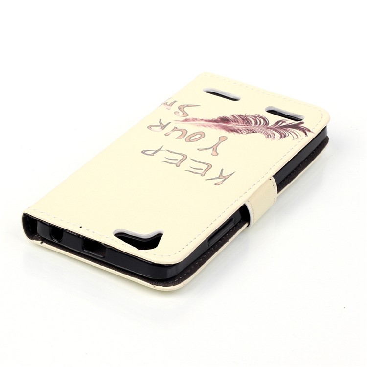 Embossed Leather Flip Case for Lenovo Vibe K5 Plus / Vibe K5 - Lovely Cat-5