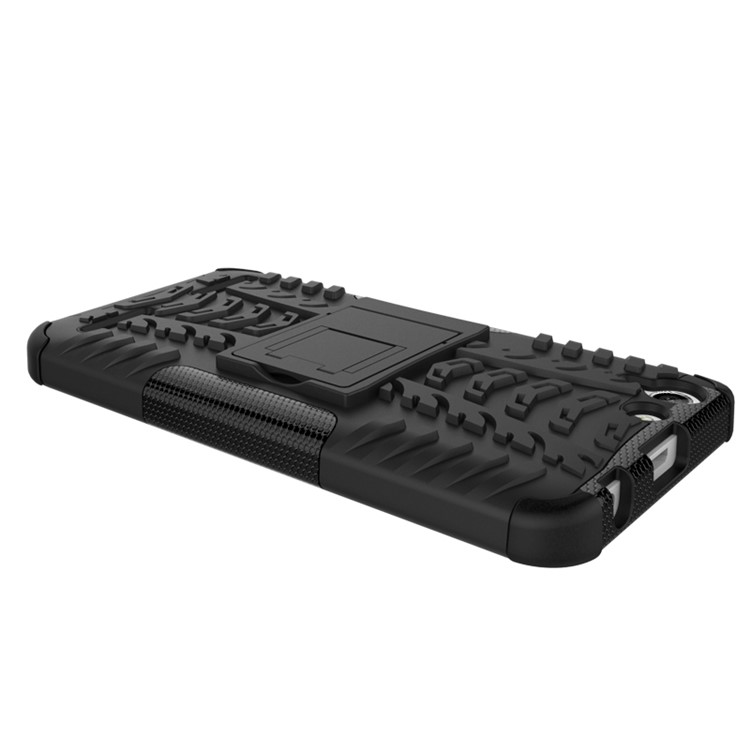 Solid PC + TPU Hybrid Case with Kickstand for Lenovo Vibe K5 Plus / Vibe K5 - Black-5