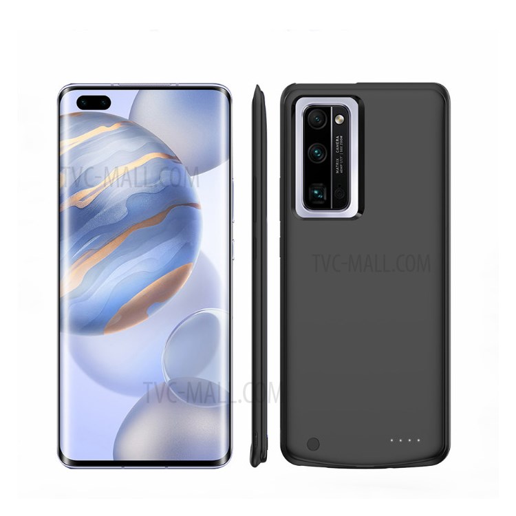 6800mAh Rechargeable Phone Charger Case Power Bank for Honor 30 Pro - Black-1