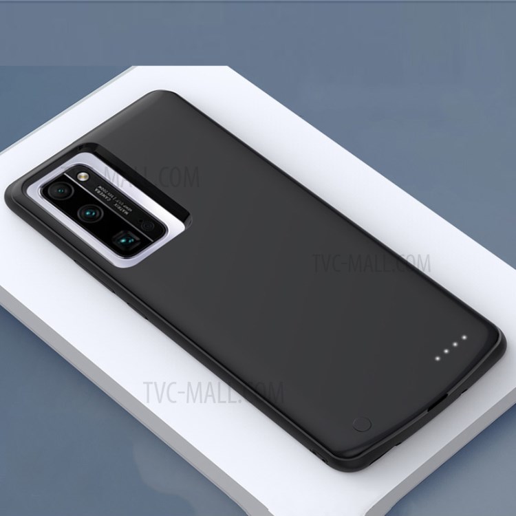 6800mAh Rechargeable Phone Charger Case Power Bank for Honor 30 Pro - Black-2