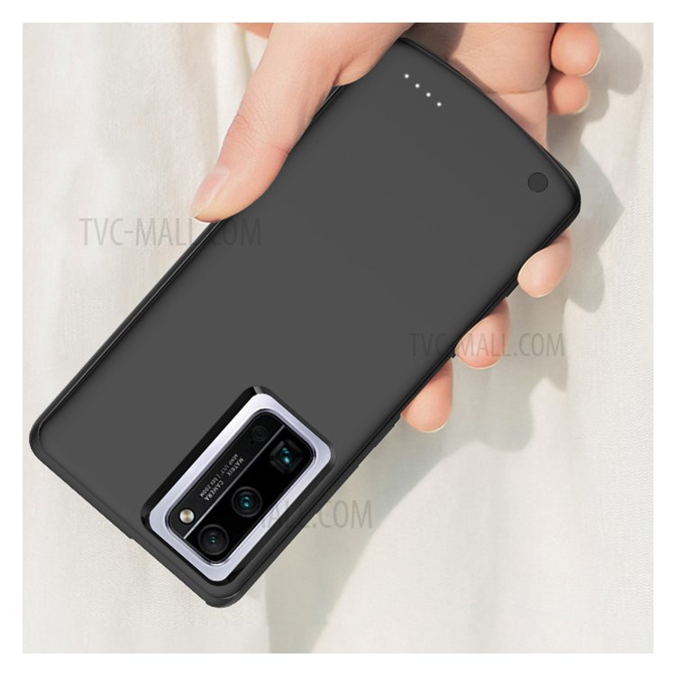 6800mAh Rechargeable Phone Charger Case Power Bank for Honor 30 Pro - Black-3