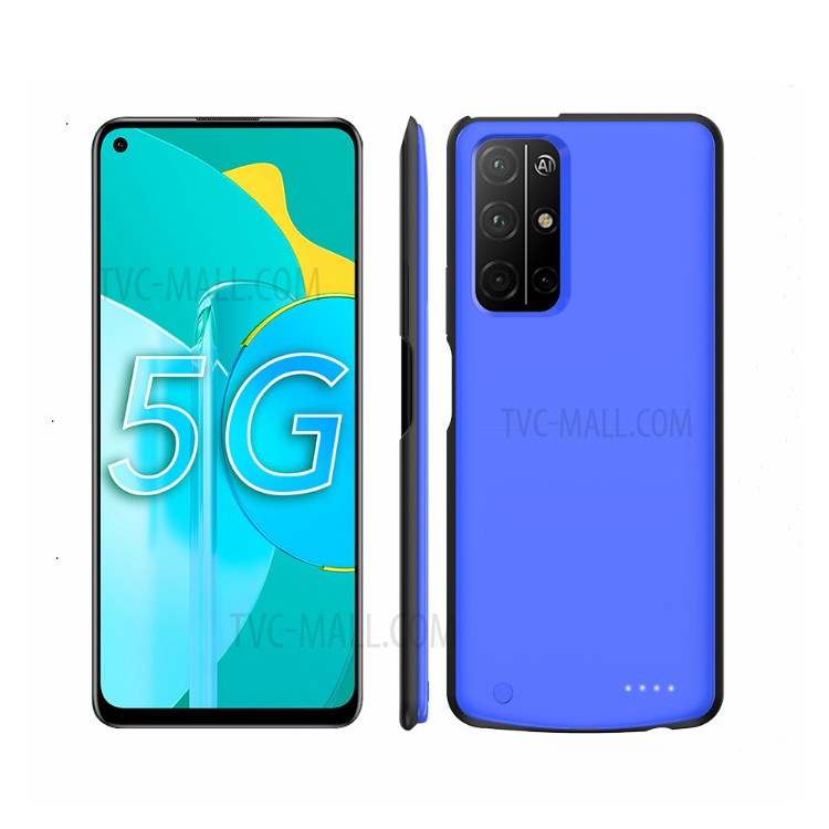 6800mAh Power Bank Phone Charger Case for Huawei Honor 30S - Blue-1