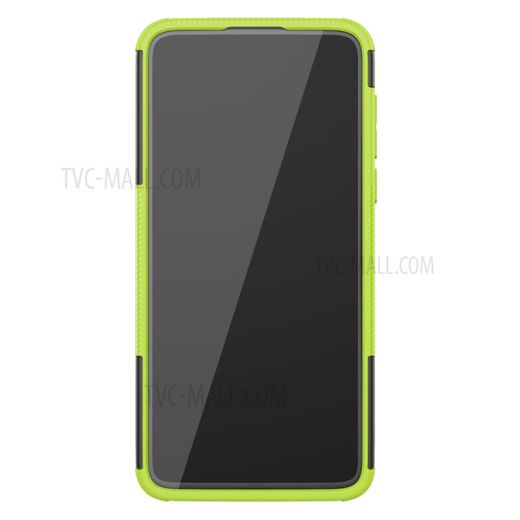 Anti-slip PC + TPU Cover with Kickstand for Motorola Moto G Stylus / G Pro - Green-4