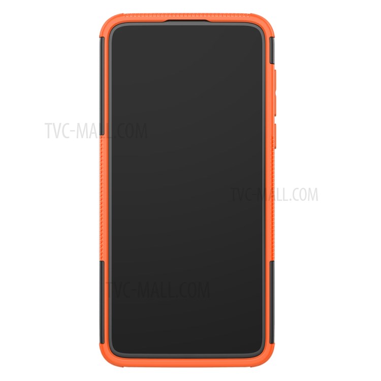 Anti-slip PC + TPU Cover with Kickstand for Motorola Moto G Stylus / G Pro - Orange-4