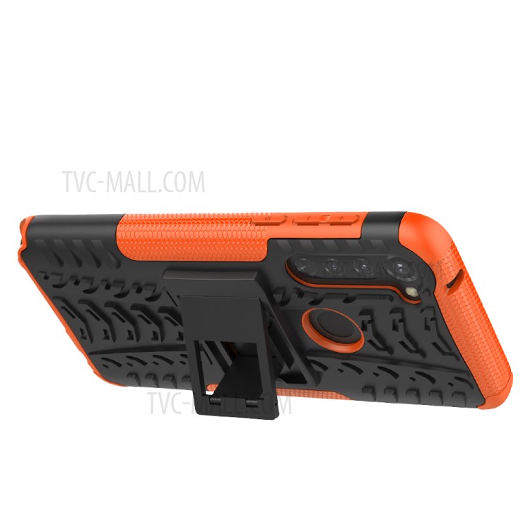 Anti-slip PC + TPU Cover with Kickstand for Motorola Moto G Stylus / G Pro - Orange-5