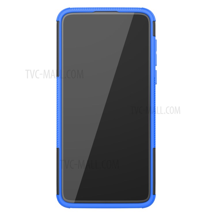 Anti-slip PC + TPU Cover with Kickstand for Motorola Moto G Stylus / G Pro - Blue-3