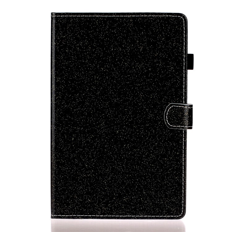 Flash Powder Leather Stand Case for Lenovo Tab M10 TB-X605F/X505 - Black-2