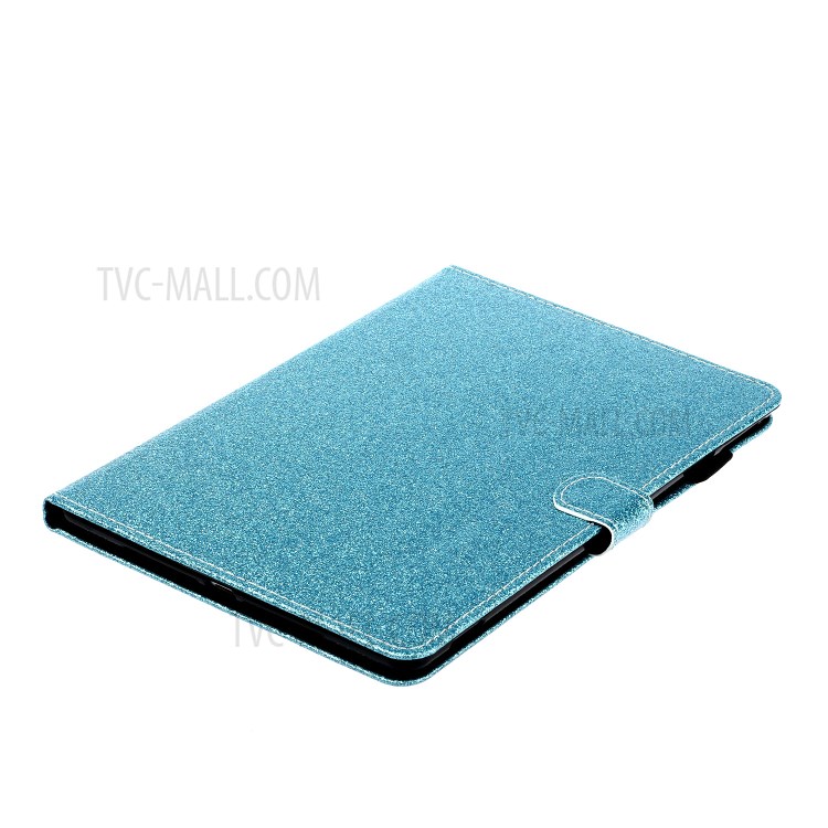 Flash Powder Leather Stand Case for Lenovo Tab M10 TB-X605F/X505 - Blue-4