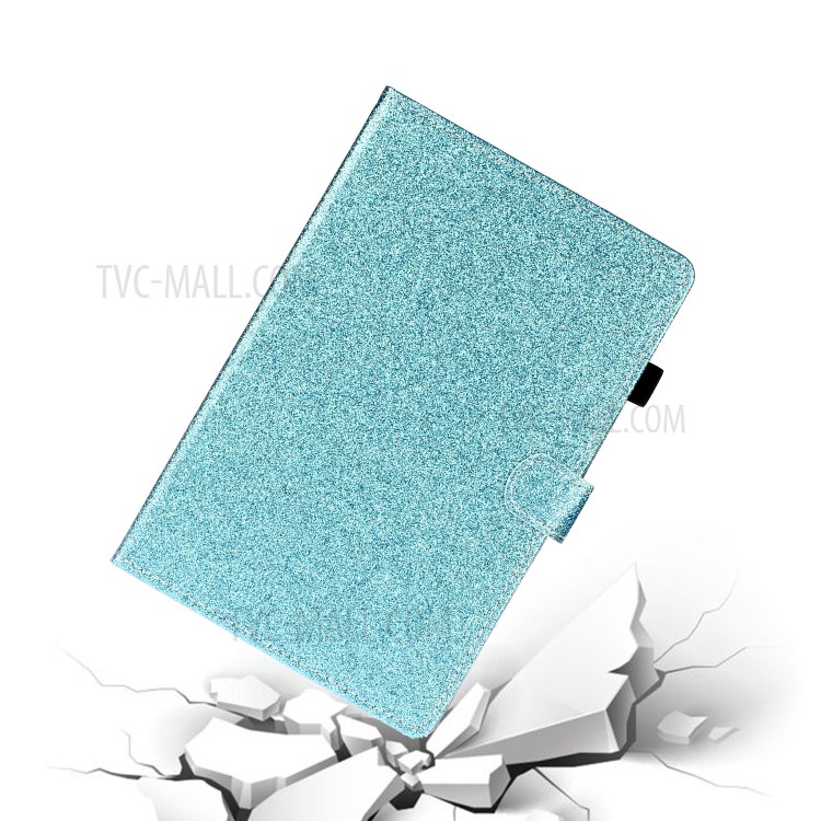 Flash Powder Leather Stand Case for Lenovo Tab M10 TB-X605F/X505 - Blue-5