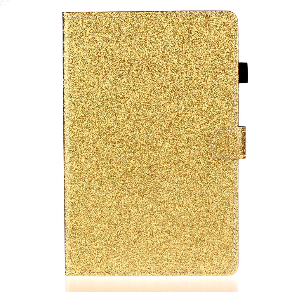 Flash Powder Smart PU Leather Tablet Stand Cover for Lenovo Tab M10 Plus TB-X606F - Yellow-2