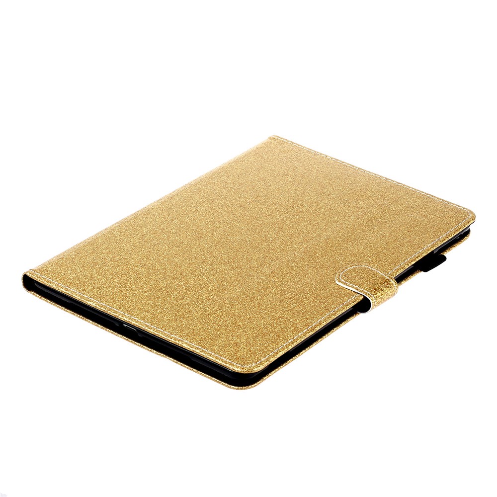 Flash Powder Smart PU Leather Tablet Stand Cover for Lenovo Tab M10 Plus TB-X606F - Yellow-4
