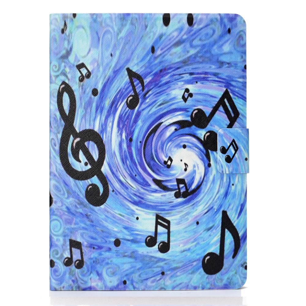 Pattern Printing Leather Stand Tablet Cover for Lenovo Tab M10 TB-X605F - Music Symbol-2