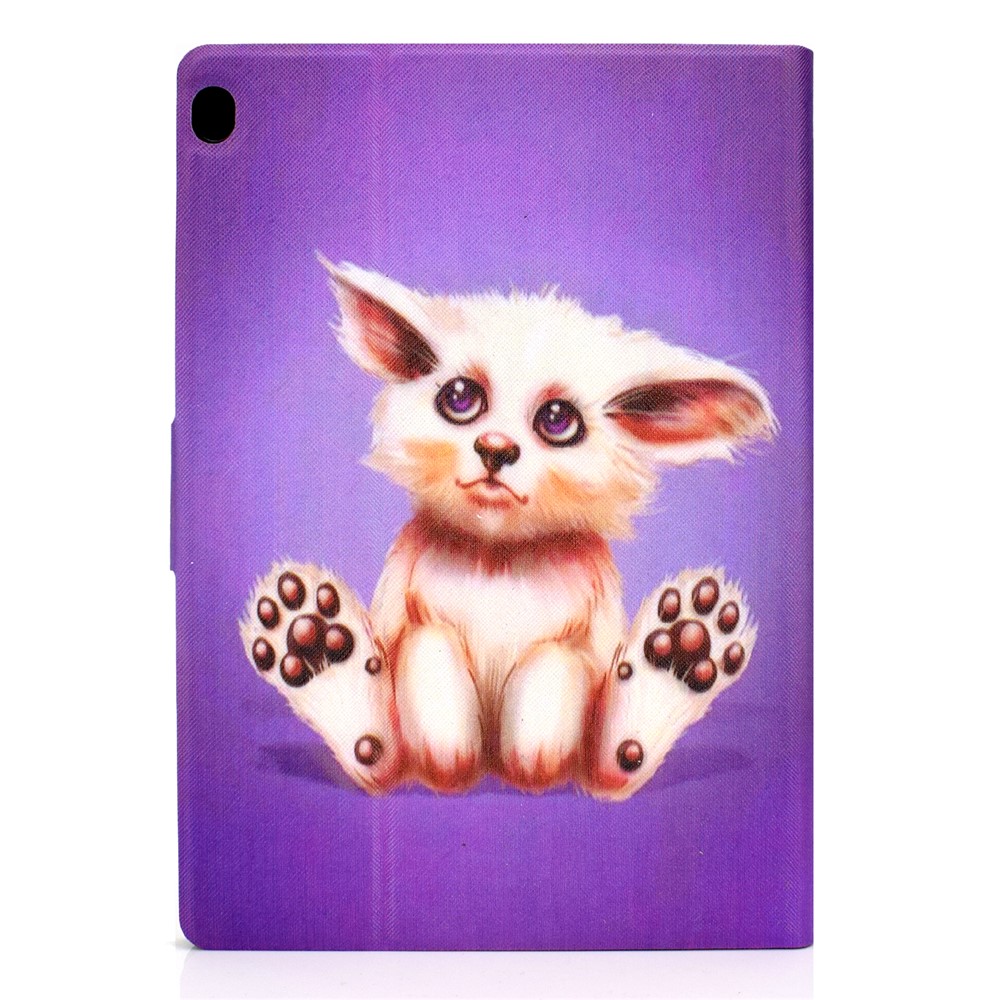 Pattern Printing Leather Stand Tablet Cover for Lenovo Tab M10 TB-X605F - Abyssinian Cat-3