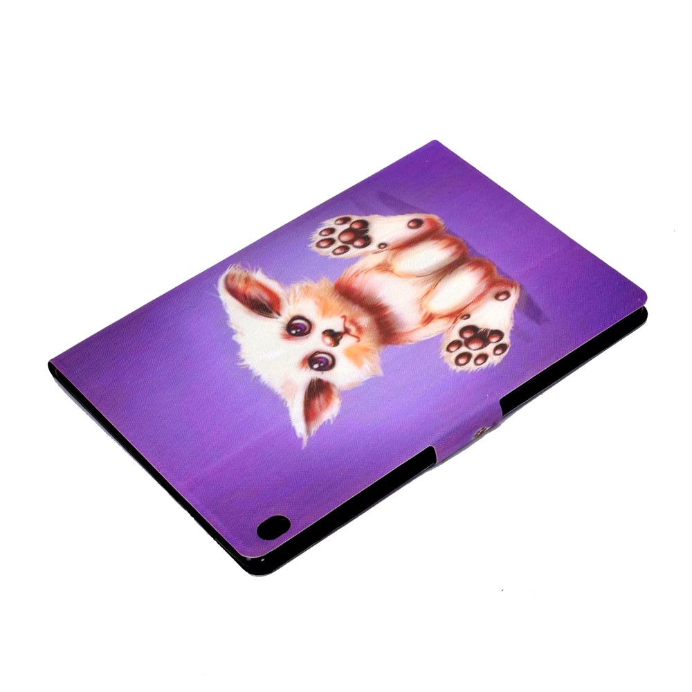 Pattern Printing Leather Stand Tablet Cover for Lenovo Tab M10 TB-X605F - Abyssinian Cat-6