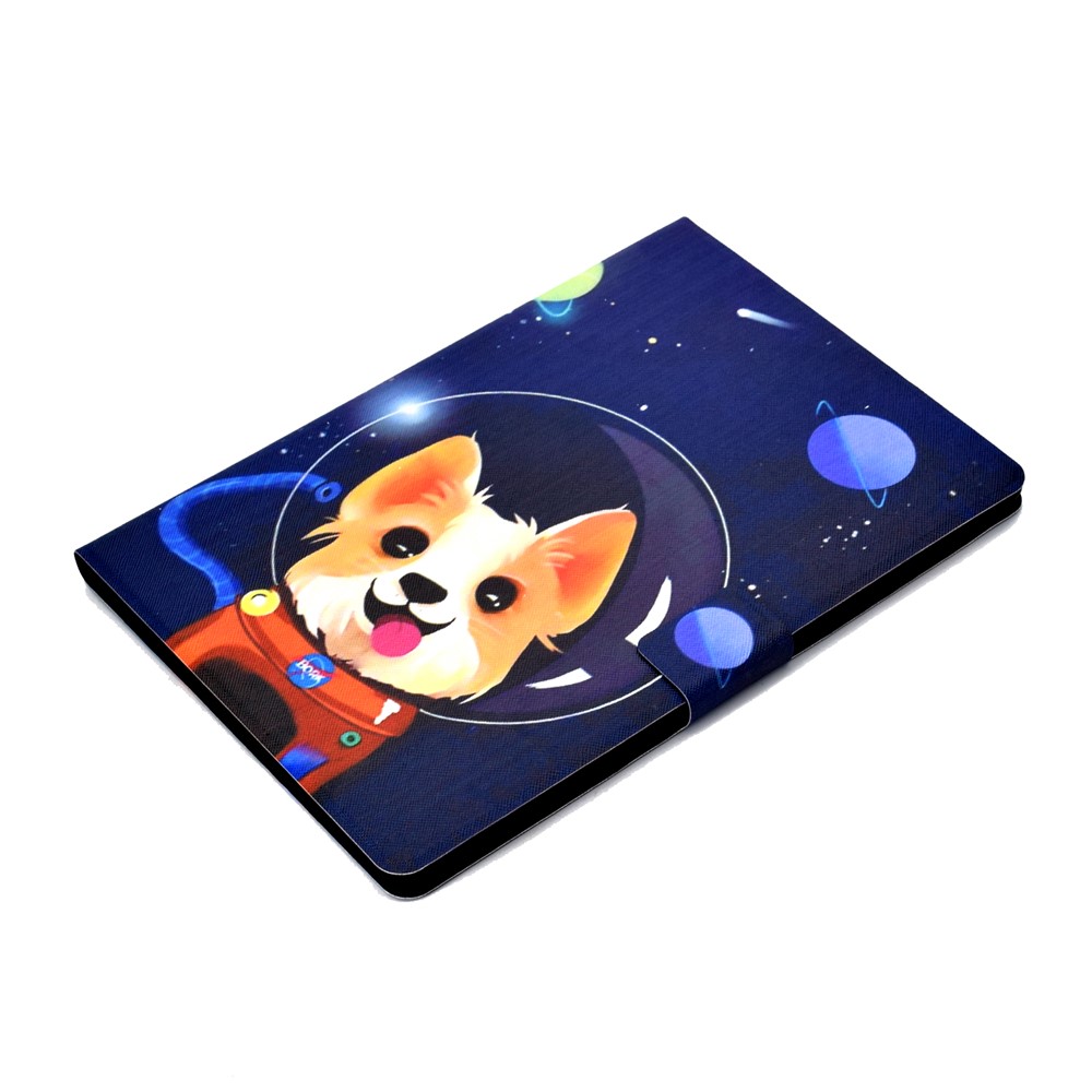 Pattern Printing Leather Stand Tablet Cover for Lenovo Tab M10 TB-X605F - Aerospace Dog-5