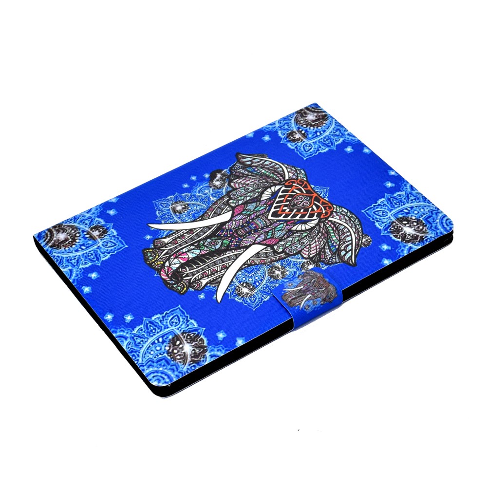Pattern Printing Leather Stand Tablet Cover for Lenovo Tab M10 TB-X605F - Elephant-5