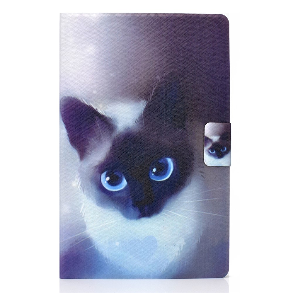 Pattern Printing Leather Stand Tablet Shell for Lenovo Tab M10 Plus TB-X606F - Cat-2