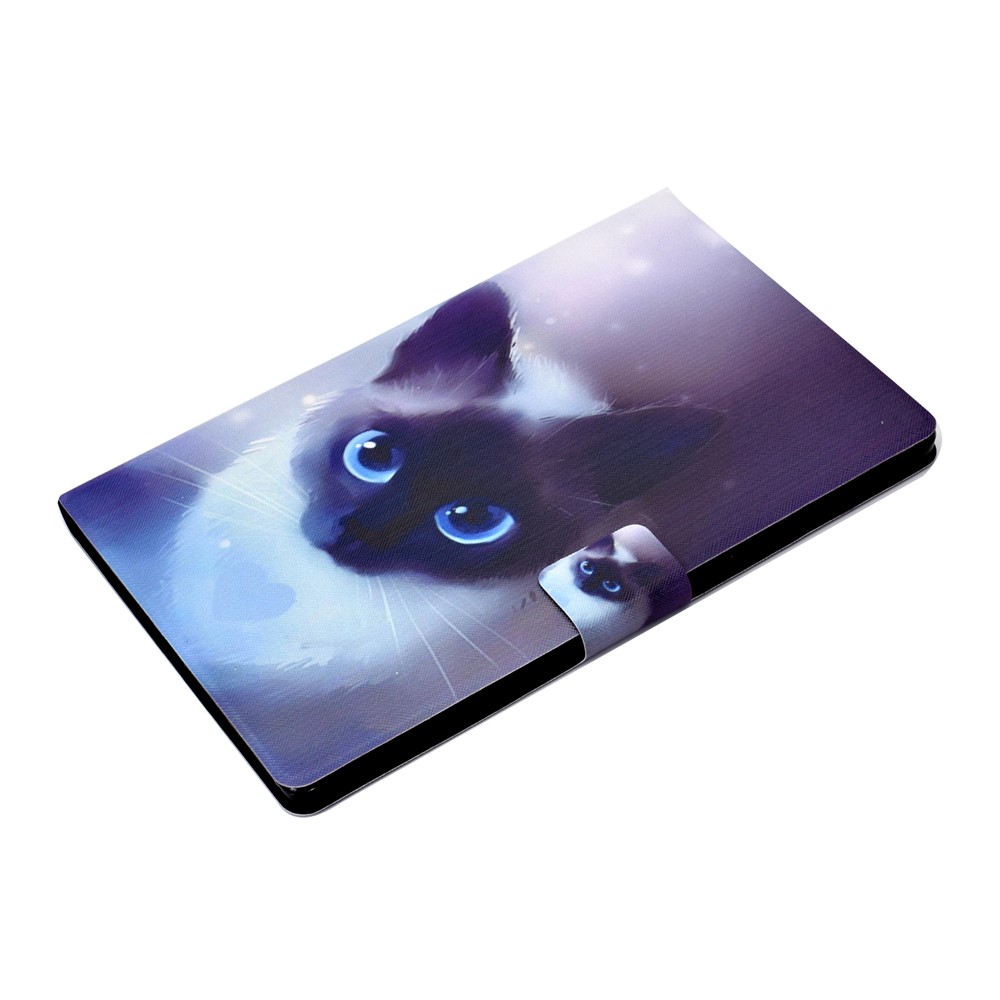 Pattern Printing Leather Stand Tablet Shell for Lenovo Tab M10 Plus TB-X606F - Cat-5