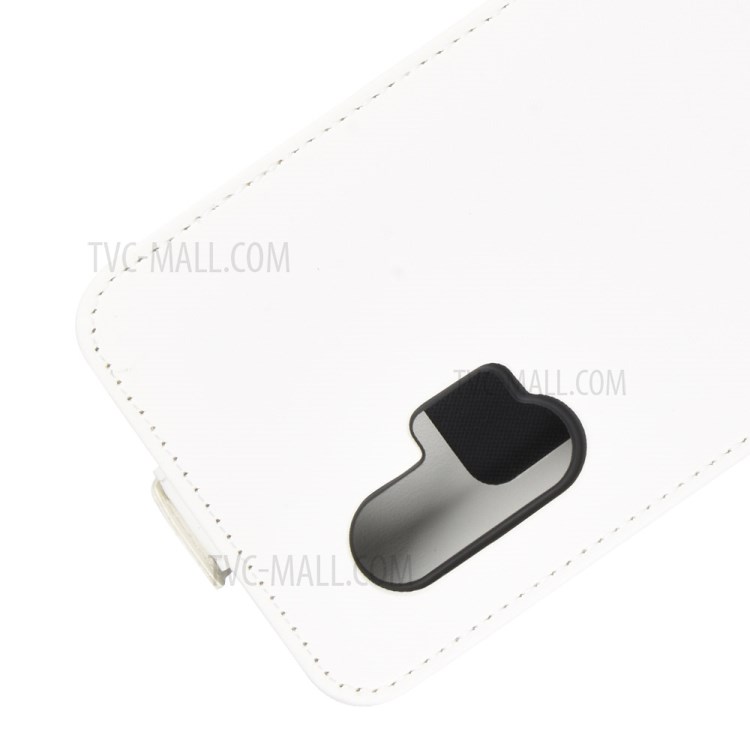 Crazy Horse Skin Vertical Flip Leather Cell Phone Case for Motorola Edge Plus - White-3
