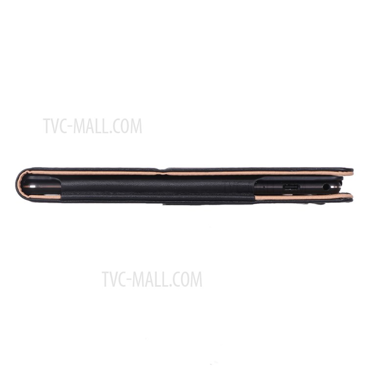 PU Leather Tablet Shell with Elastic Hand Strap for Lenovo Tab M10 TB-X605F - Black-13