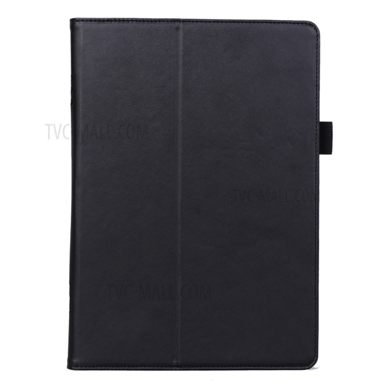 PU Leather Tablet Shell with Elastic Hand Strap for Lenovo Tab M10 TB-X605F - Black-2