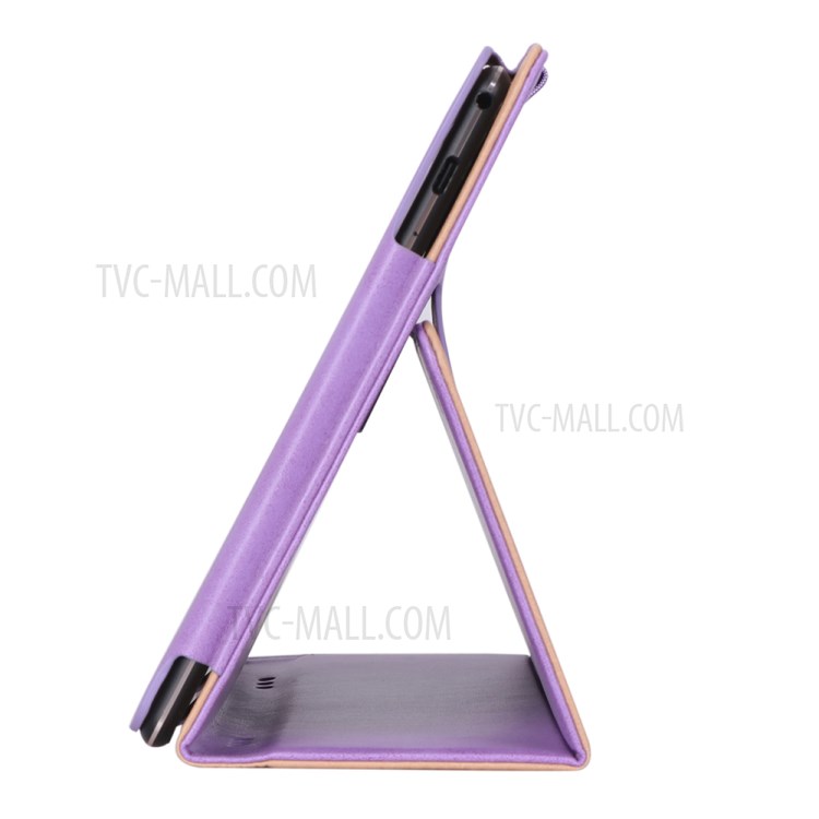 Guscio di Tablet in Pelle PU Con Cinturino a Mano Elastico Per Lenovo Tab M10 TB-X605F - Viola-9