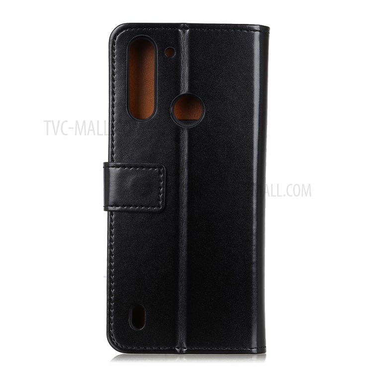 Wallet Stand Leather Phone Shell for Motorola Moto G8 Power Lite-3