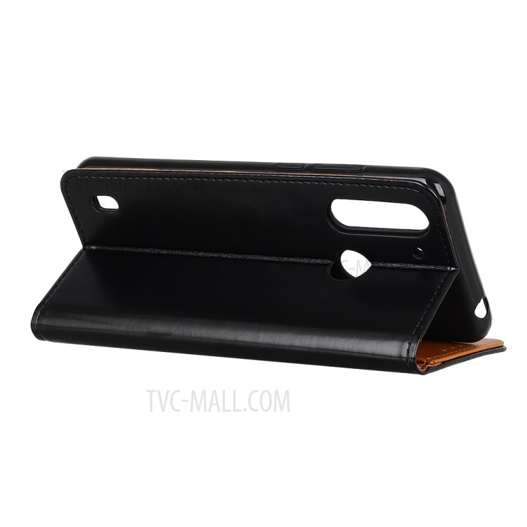 Wallet Stand Leather Phone Shell for Motorola Moto G8 Power Lite-4