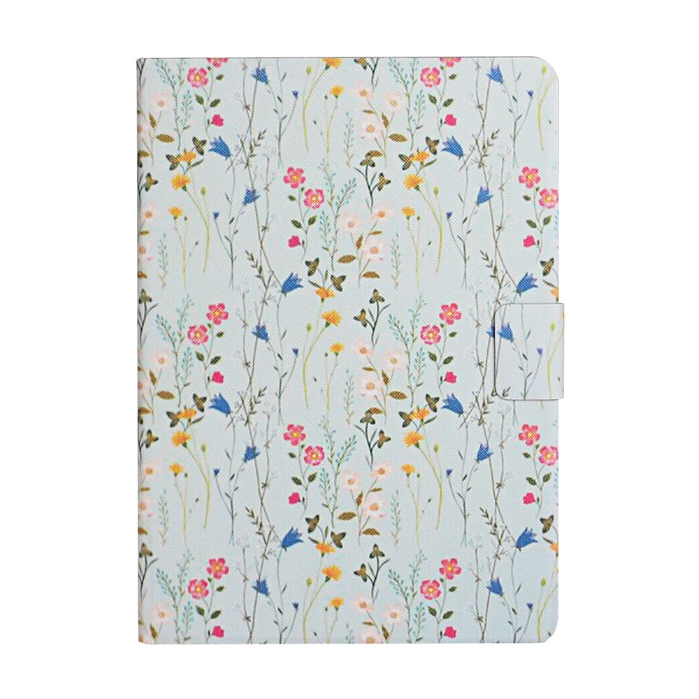 Flower Pattern Printing Tablet Cover for Lenovo Tab M10 TB-X605F - Red Flower-2
