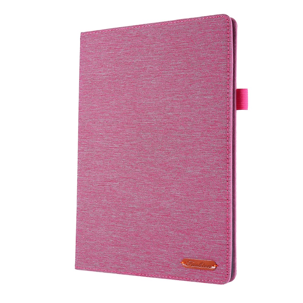Cloth Texture Card Slots Leather Protective Case for Lenovo Tab M10 TB-X605F - Rose-8