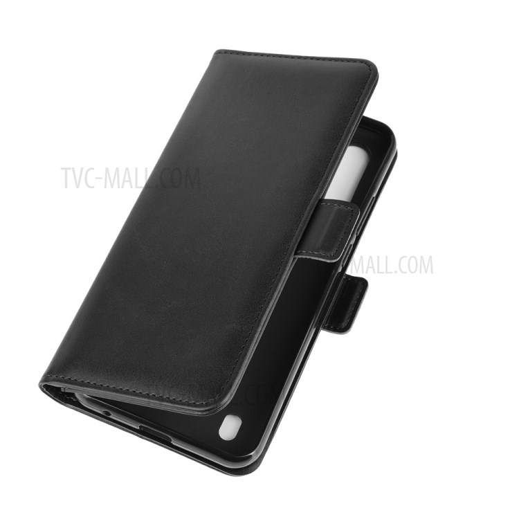 Couro Adsorção Ímã Tampa Original Para Motorola Lite Poder Moto G8 - Preto-3