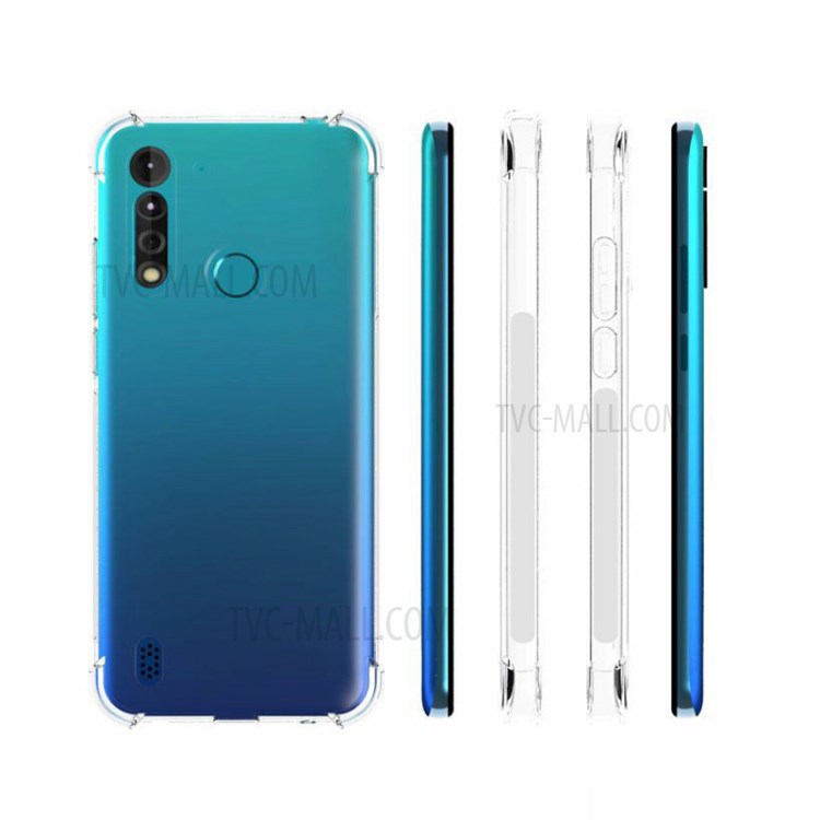 Anti-derrapante Caso Tampa Do Telefone À Prova De Choque Para Motorola Lite Poder Moto G8-5