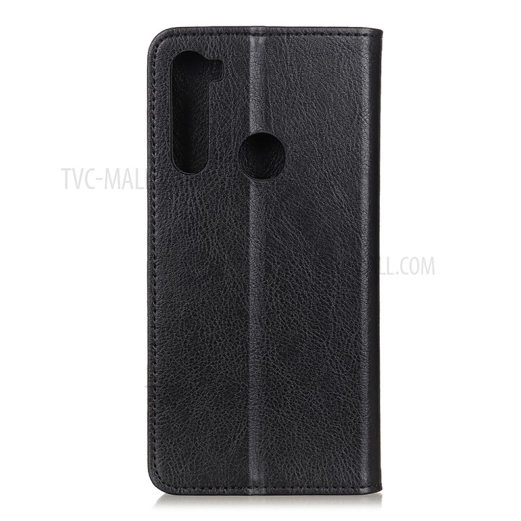 Textura Lichia Couro Rachado Caso Carteira Absorvida Automaticamente Para Motorola Moto Uma Fusão Mais - Preto-3