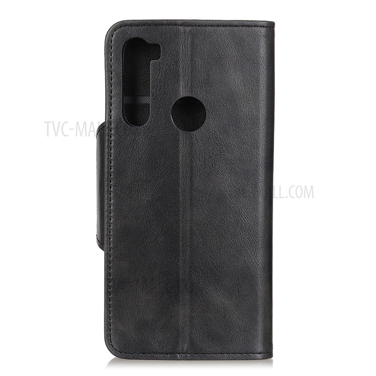 Wallet Leather Stand Case for Motorola Moto One Fusion Plus - Black-3