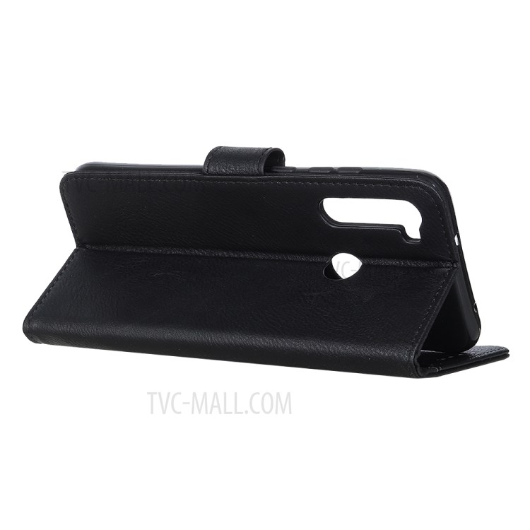 Porte-monnaie Khazneh Support Cas De Téléphone En Cuir À Rabat Pour Motorola Moto Une Fusion, Plus - Noir-7