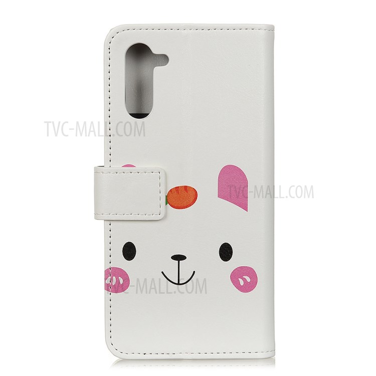 Support Impression Du Motif Portefeuille Couverture De Téléphone En Cuir Pour Le Bord Motorola - Animal Mignon-3