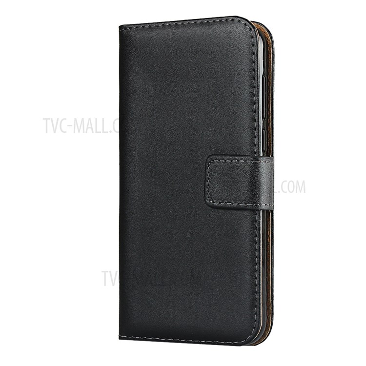 Véritable Couverture De Portefeuille En Cuir Cas De Téléphone Mobile Pour Moto E6 Jeu-3