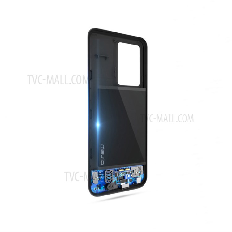 Mobile Phone Power Supply Back Clip Battery for vivo X50 - Black-5
