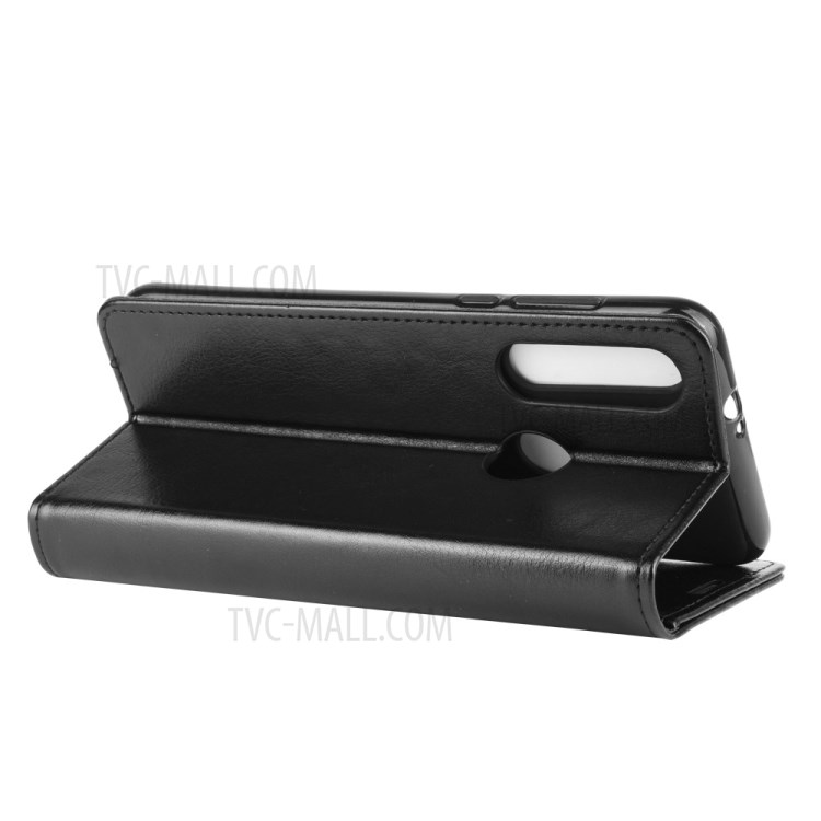Crazy Horse Leder Geldbörse Stand Protectivecover Für Motorola Moto G Schnell - Schwarz-7