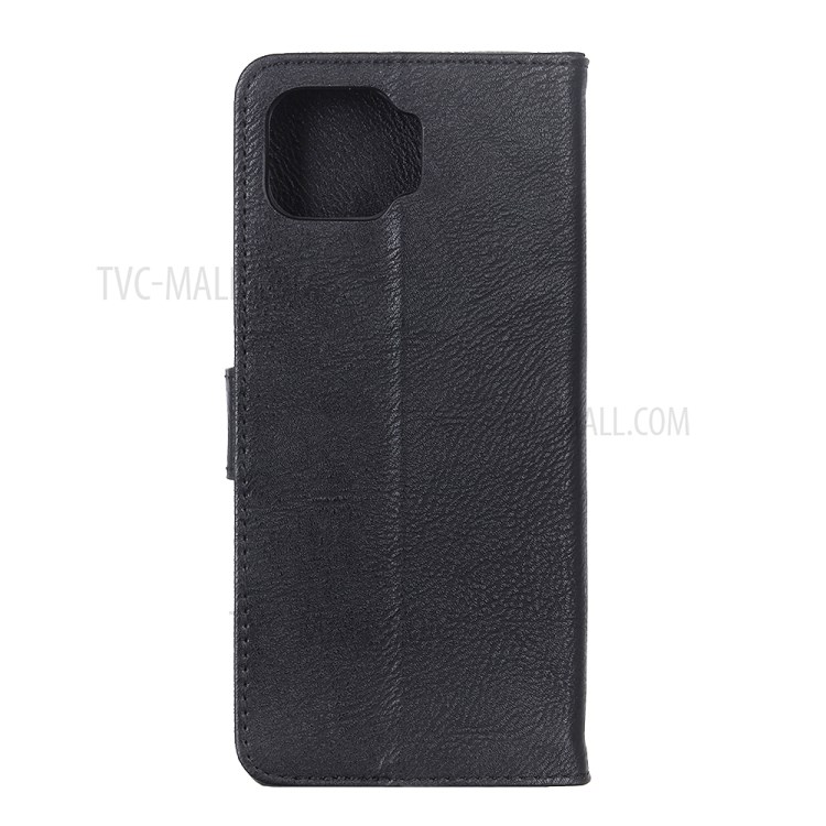 KHAZNEH Leather Wallet Case for Motorola Moto G 5G Plus - Black-2