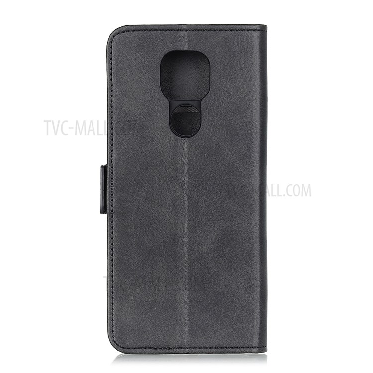 Magnetic PU Leather Phone Case for Motorola Moto G9 Play - Black-2