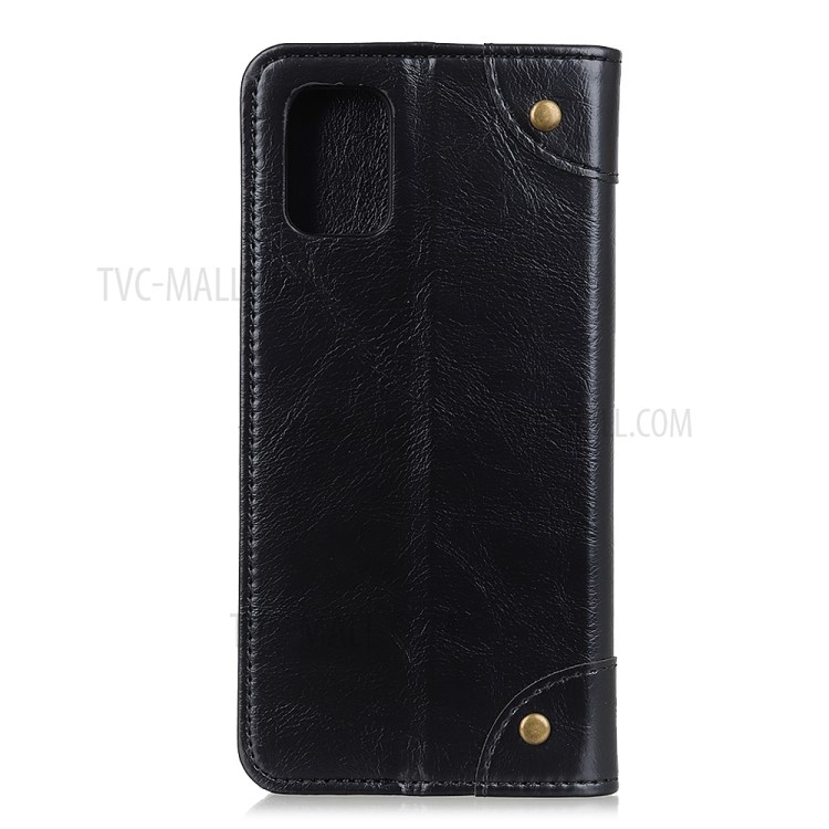 Auto-absorbed Wallet Leather Stand Case Mobile Phone Cover Case for Motorola Moto G9 Plus - Black-2